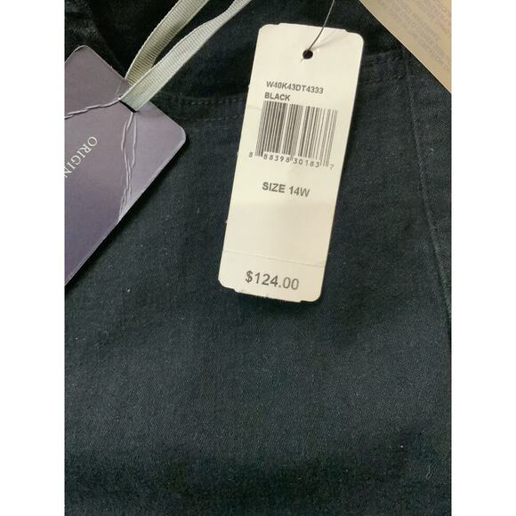 NYDJ Marilyn Jeans Womens 14 Straight Leg Stretch Dark Wash Streetwear Denim NWT - Picture 11 of 12